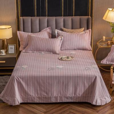 China Anti-Static Home Product Sheet Set Fashion Style Wrinkle Free For Split King Size Bedding Set for sale