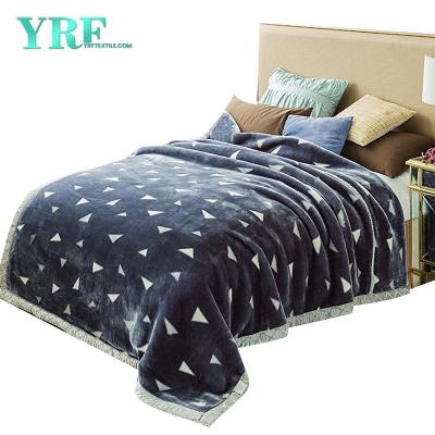 China PORTABLE New Product Luxury Blanket Durable 2 Ply 100% Polyester Fleece for sale