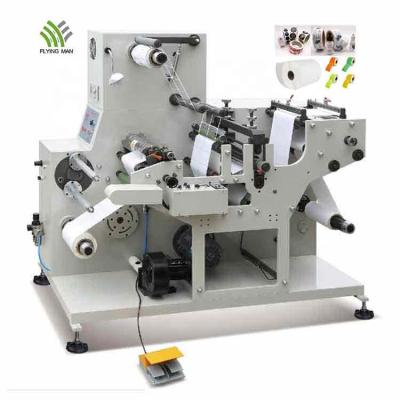 China Garment Shops ENZO-320B WHITE LABEL ROTARY DIE CUTTER FOAM TAPE CUTTER WITH TURRET REWINDER for sale