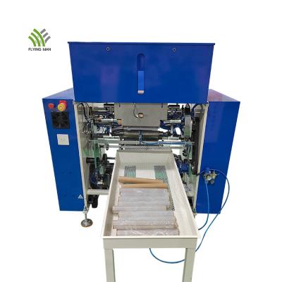 China Plastic Food PVC Film Rewinder Machine Auto Cling Automatic Film Rewinding Machine Aluminum Rewinder for sale