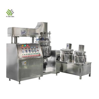 China 50L Plant Hydraulic Lift Vacuum Homogenize To Emulsify Machine For Vacuum Emulsifying Mixer for sale