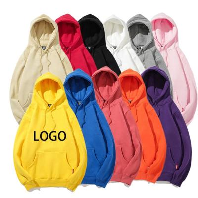 China Wholesale OEM Manufacturing Breathable High Quality Custom Logo Pullover Simple Hoodies Sweatshirts With Hooded for sale