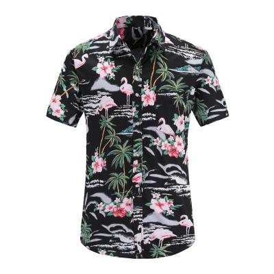 China Wholesale Sleeve T-shirt Mens Fashion Anti-pilling Custom Logo All Over Print Shirts For Men for sale