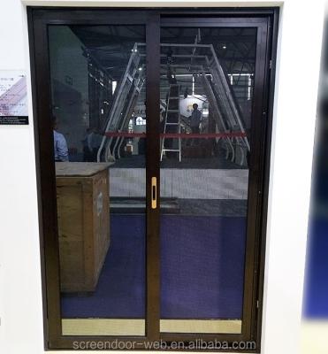 China Home and commercial environment stainless steel door design crimsafe security mesh for sale