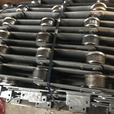 China Building material shops large-roller large-pitch large-roller roller chain conveyor wholesale production customization, various types, large chain for cha for sale