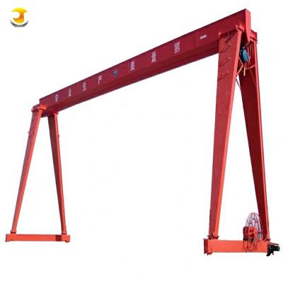 China Gantry Crane Single Beam Overhead Gantry Crane 5 Ton 10 Ton 25 Ton For Marble/Concrete Factory for sale