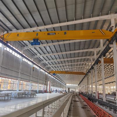 China Crane Manufacture Industrial Overhead Crane Smooth Starting Traveling Crane Beam Electric Single Bridge Girder for sale