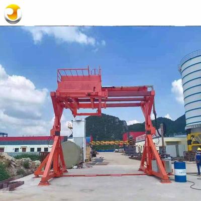 China Convenience Safety Convenience Double Lane Double Side Hydraulic Container Tipper for sale