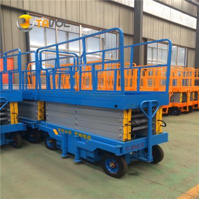 China Workshop Port Shop Platform Lift 6m 8m 10m 12m 14m 16m 18m China Electric Mobile Aerial Work Platform Scissor Lift for sale