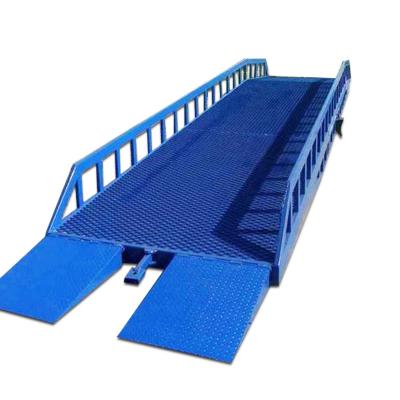 China Easy Operation Safety Convenience 6ton 8ton 10ton 12ton Yard Loading Ramp Height Forklift Container Movable Adjustable Ramp for sale