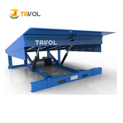 China Safety Easy Convenience Operation Hot Sale Fixed Forklift Unloading Trucks Hydraulic Loading Ramp For Truck for sale