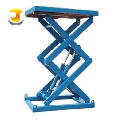 China Hotels Customized Stationary Scissor Lift Hydraulic Scissor Lift Table for Car Lifts and Cargo for sale