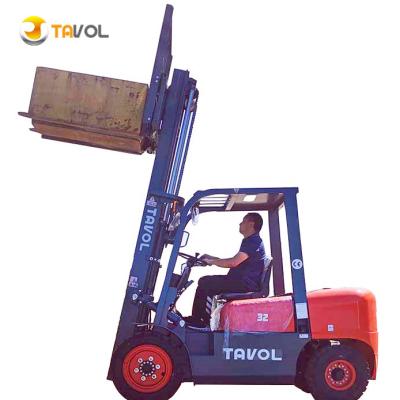 China Hotels Hot Product Hydraulic 2 Stages 3 Stages Mast Diesel Forklift for sale