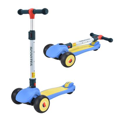 China Inexpensive Portable Child Weight Adjustable 3 Wheels Kids Space Scooter For Sale for sale