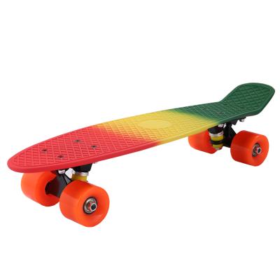 China Youth Factory Price Good Quality 60*45mm PU Four Wheels Skateboard Fish Board for sale