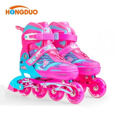 China Factory Wholesale Eco-friendly Freestyle Skate Roller Integrated Roller Skates Kick Roller Shoes Skate Rubber Wheel for sale