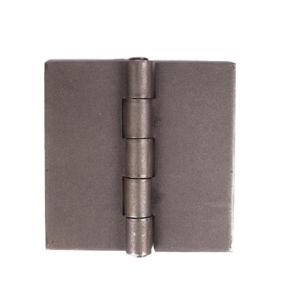 China No Screw Holes OEM Style 3inch Door Weld Hinge For Door Steel Fence Natural Color Plain Hinges Ute Hinge for sale