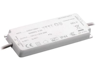 China 20W Max C/V 12V 1.66A Ultra Thin Switching Power Supply 24 Volt 833mA LED Lighting Driver for sale