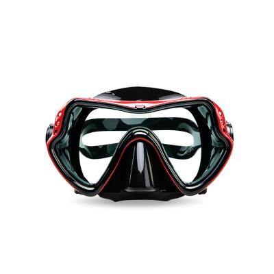 China Adults And Teenagers Scuba Diving Masks Water Sports Swimming Silicone Rubber Frameless Diving Mask for sale