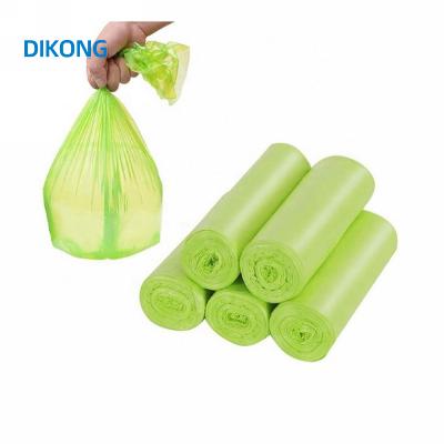 China Logistics Packaging Large Biodegradable Kitchen Waste Bag PLA Cornstarch Waste Bags Recyclable Compostable Package for sale