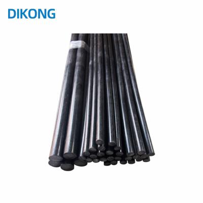 China Widely Application Extruded Bar Rods Plastic Straight Rod Toughness 66 Solid Plastic Nylon Black Nylon Highs for sale