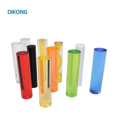 China Quick Transparent Acrylic Decoration Boat Color Pole Weather Proof Custom Colored Acrylic Rod for sale