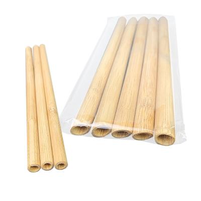 China Eco-Friendly Compostable Eco-Friendly Factory Price Bio Degradable Multi-Purpose Drinking Bamboo Straws Bio Made for sale