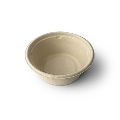 China Disposable 12OZ Sugarcane Paper Bowl Biodegradable Bagasse Bowl Eco Friendly Compostables Take Away Food Soup Bowl Microwave Food Container for sale