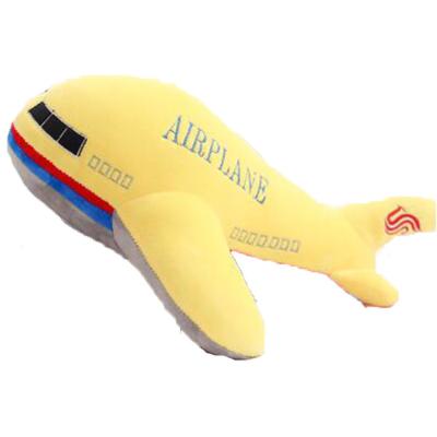 China 2022 Intelligence Developing Hot Sale High Quantity Custom Design Soft Stuffed Air Plane Toys Promotional Baby Soft Plane Toy With Custom Logo Plush for sale