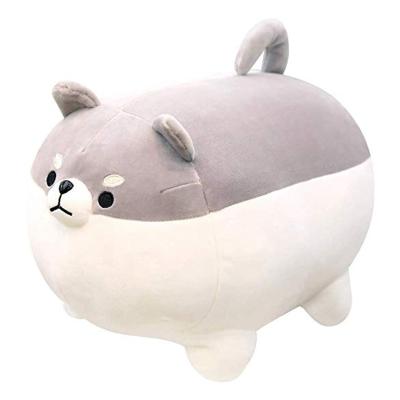 China Custom Super Soft Dog Toy Anime Corgi Kawaii Plush Stuffed Animal Shiba Inu Soft Plush Dog Sofa Play Factory Cushion Pillow for sale