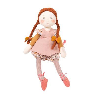 China Custom Toy Soft Plush Snuggle Play Baby Rag Doll Plush Toy 14 inc. Toy Gift With Dress for Her by Kids Doll for sale