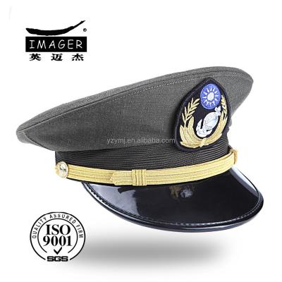 China Character air marshal military uniform peaked hat for sale