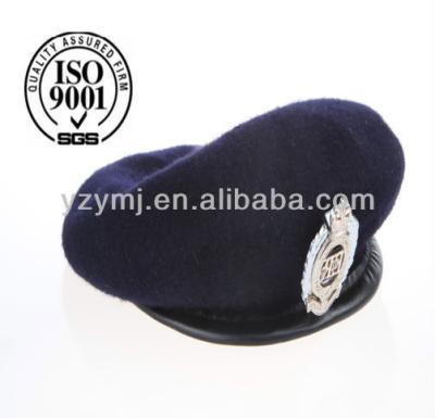 China 100% Military Wool BERET CAP MILITARY Beret Hat for sale