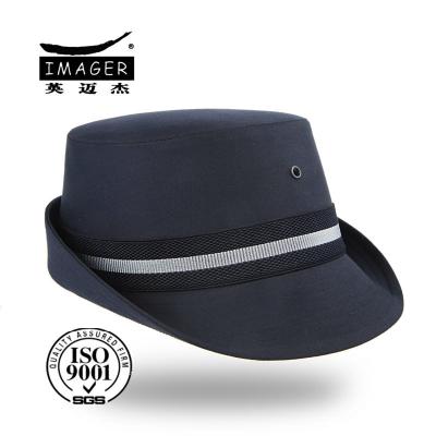 China Customized Black Striped Bucket Hat With String for sale