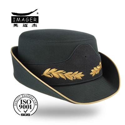 China COMMON High Quality Gold Embroidered Army Military Hats For Women for sale