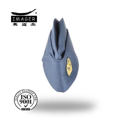 China breathable & HIGH QUALITY Waterproof Airline Stewardess Pilot School Cap Side Hat for sale