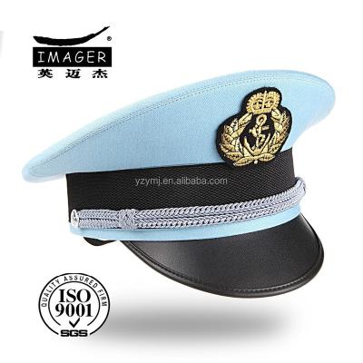 China Character Fitted Navy First Class Official Hat for sale