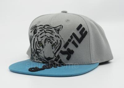 China Cool Printed Gray Sun Baseball Cap Snapback Adjustable For Party for sale