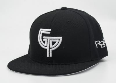 China Customized Sports Acrylic Embroidered Baseball Caps / Snapback Flat Caps for sale