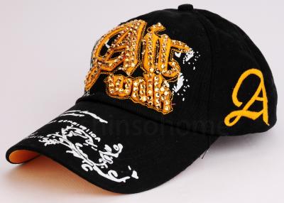 China Korean Style Golf Embroidered Printed Baseball Caps Cotton With Woven Label for sale