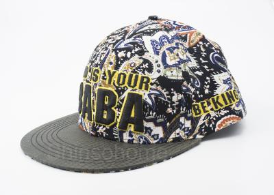 China Cotton Youth Fitted Baseball Caps Snapback 6 Panel Colorful Customized for sale