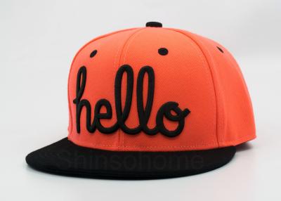 China 100% Acrylic Six Panel Custom Baseball Caps Embroidered For Youth 56 - 60cm for sale