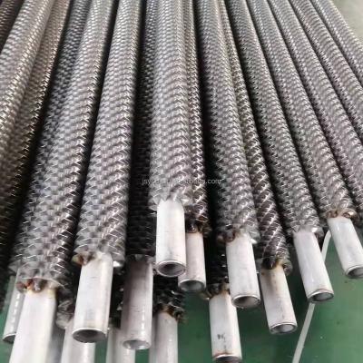 China Stainless Steel Coiled Internal Refrigeration Parts Fin Tube Spiral Round Finned Tubes Extruded Aluminum Refrigeration Parts Tube Heat Exchanger 145 for sale