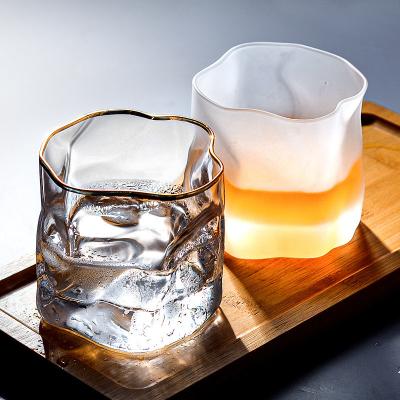 China New Design 10oz Viable Lead Free Glassware 300ml Twist Whiskey Tumblers for sale