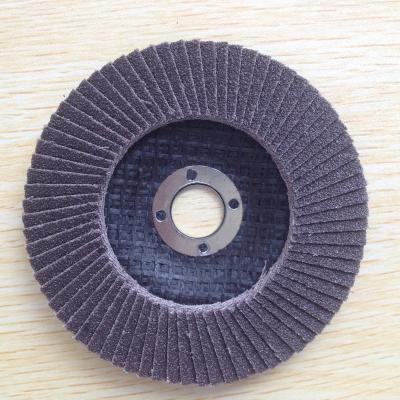 China Flap Polishing Abrasive Disc For Metal, Dual Fin Sheets Polishing Flap Wheel For Stainless Steel 125x22.2mm, 80M/S for sale