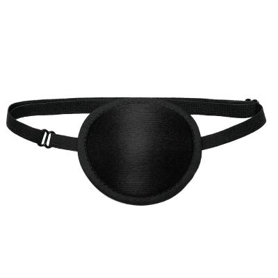 China Light Factory Simple Customization Eye Correction Shading Printing Pirate Corrected Vision 3D Contoured Adjustable Eyemask Buckle Elastic Band for sale