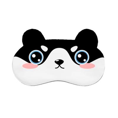 China Anti-puffiness Sleeping Eye Mask With Cute Ice Cream Blindfold Compress Super Soft Plush Cartoon Eye Mask High Quality for sale