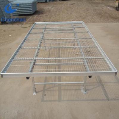 China Corrosion Resistance Low Price Greenhouse Bench Welded Wire Mesh Panel For Sale for sale