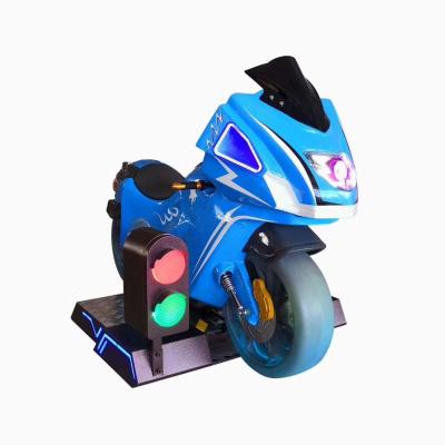 China Metal + fiberglass motor kiddie rides ride on big motor motor racing game for sale