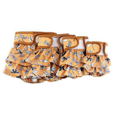 China Sustainable Reusable Washable Male Female Dog Diapers With Skirt New Design For Female Dog for sale